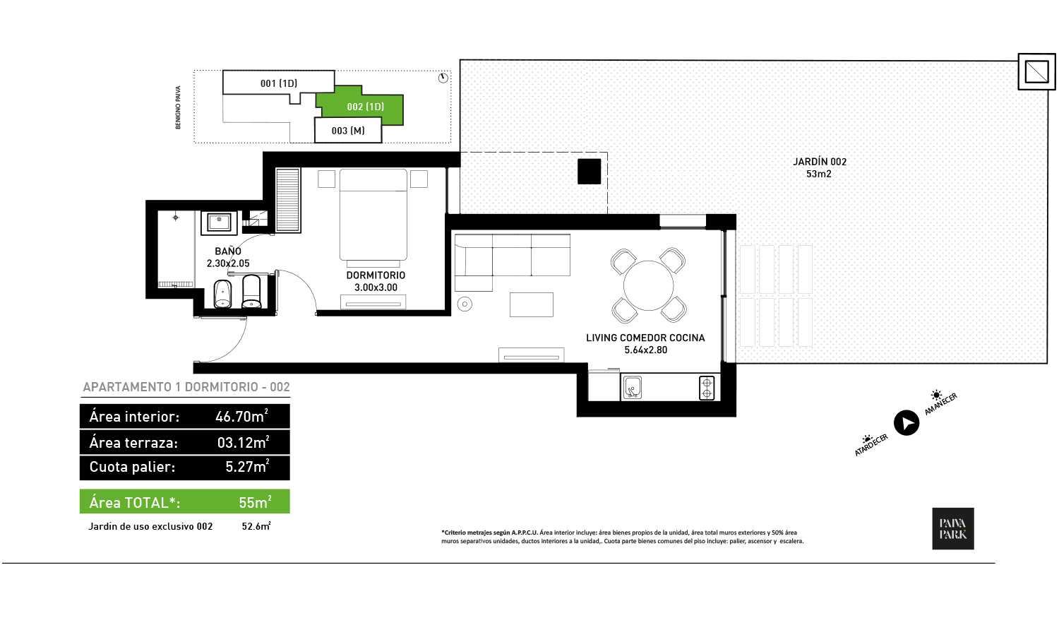 segunda planta un dormitorio