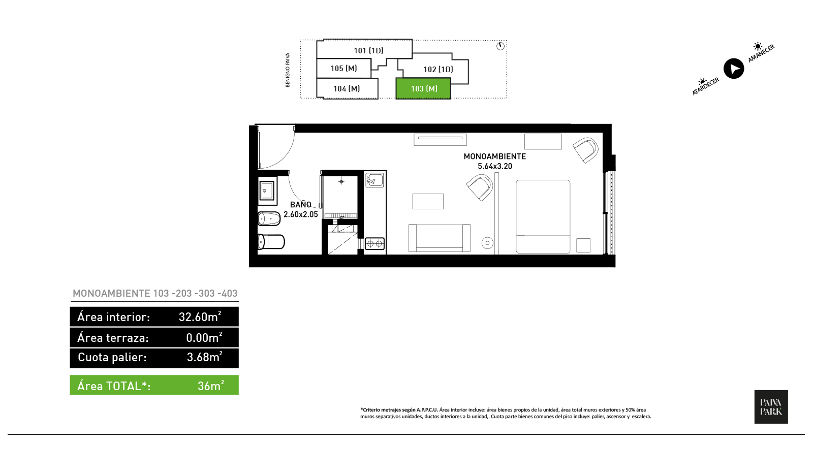 segunda planta monoambiente