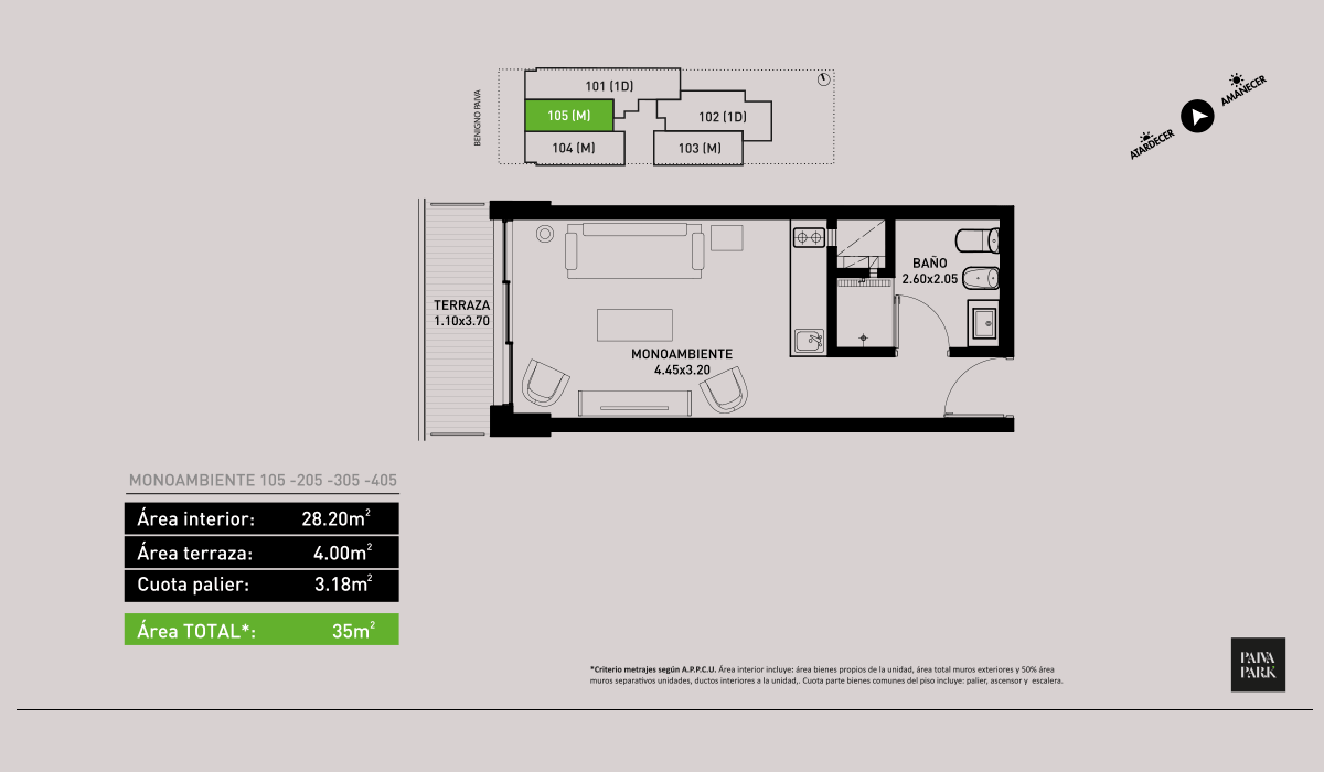 cuarta planta monoambiente