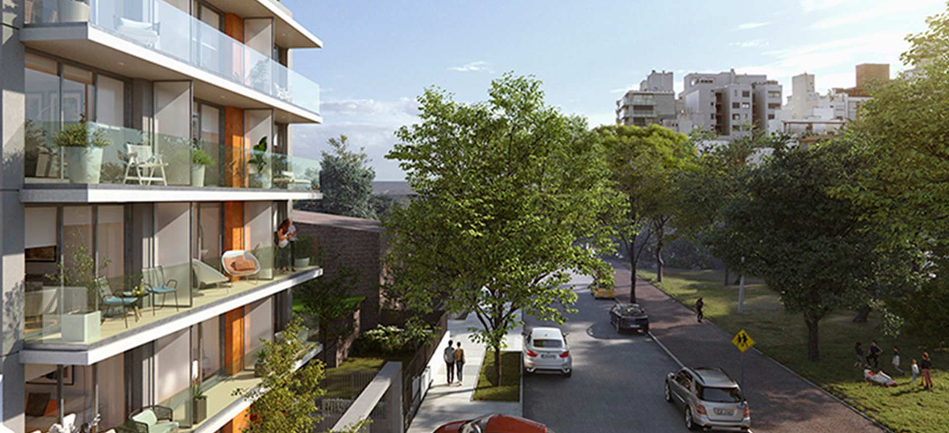 vista aérea del edificio